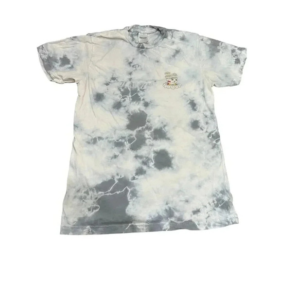 Ripndip Psychedelic Imagine Women's Blue Tie Dye Boyfriend T-Shirt Size Large - Picture 3 of 5